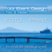 Logo/Portrait: Fotograf Lutz Ebert Design