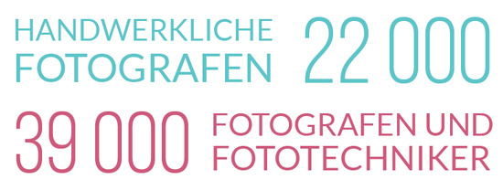 Grafik wie viele Fotografen gibt es in Deutschland