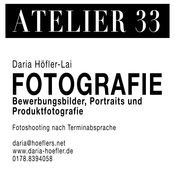 Logo/Portrait: Fotograf Daria Höfler FOTOGRAFIE