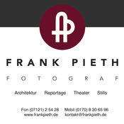 Logo/Portrait: Fotograf Frank Pieth Fotografie